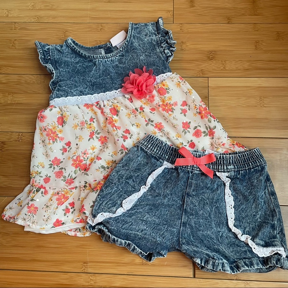 Little Lass summer shirts outfit size 5